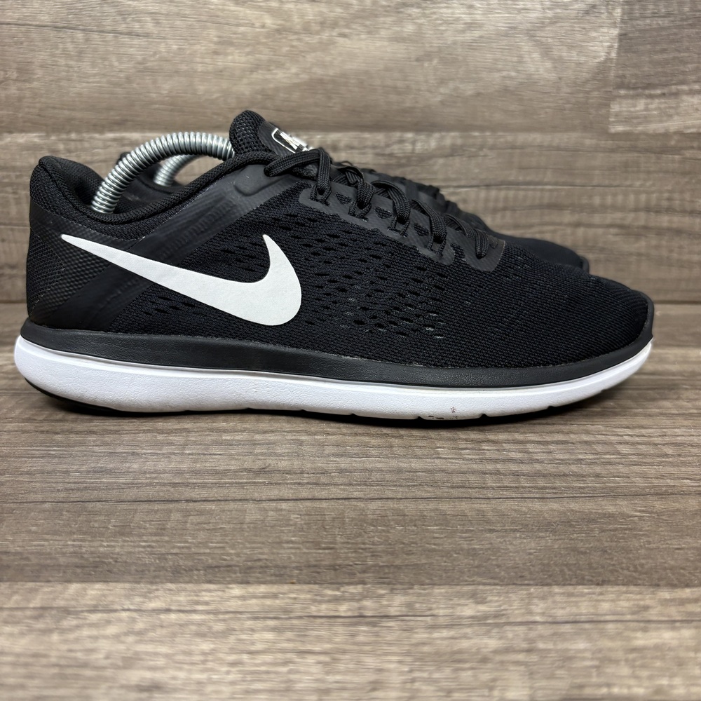 Nike Flex 2016 Run Black Womens US Size 7.5 EUR 38.5 830751-001 Running Shoes